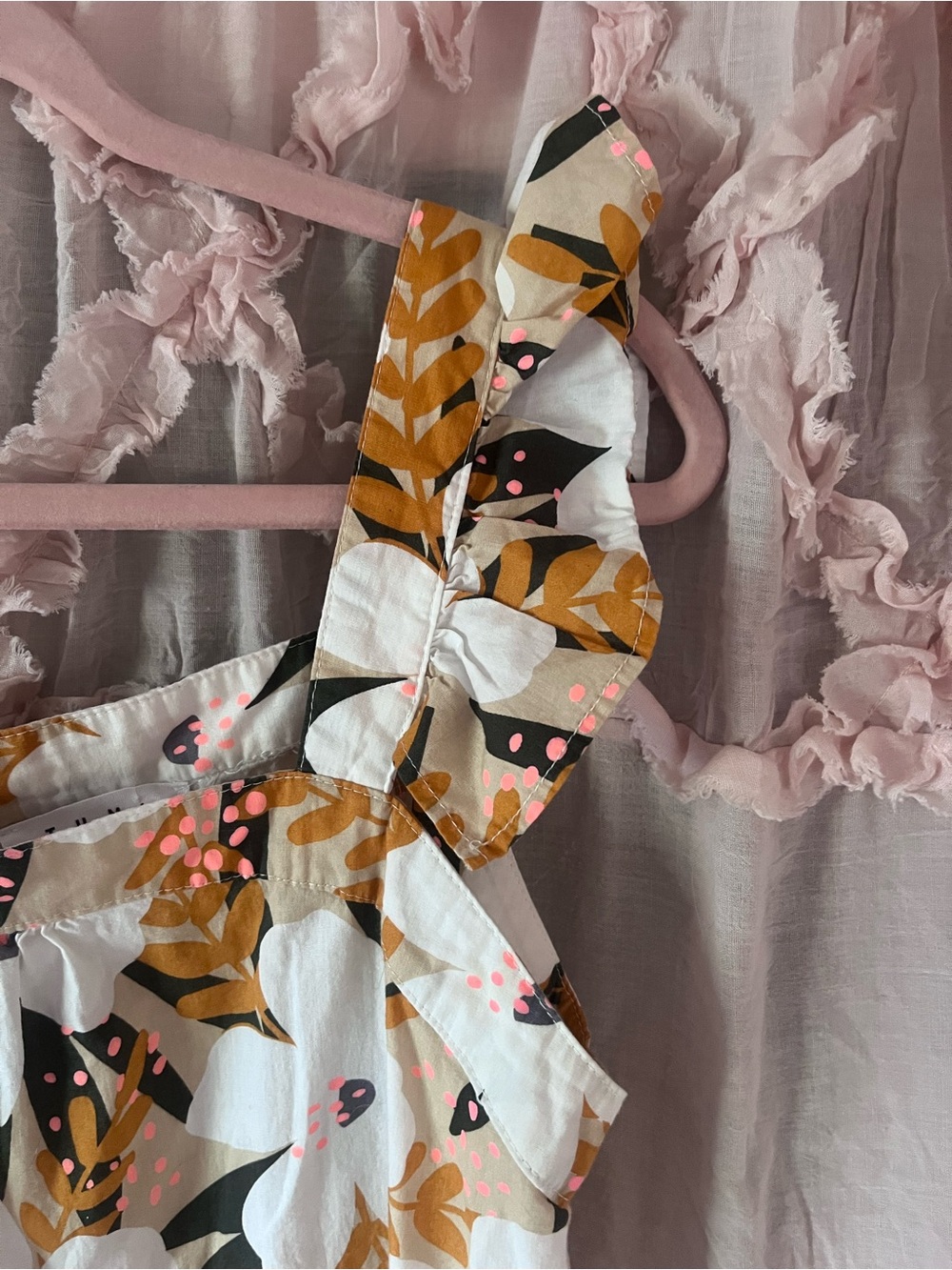 THML Floral Ruffle Babydoll Tank - Picture 3 of 9